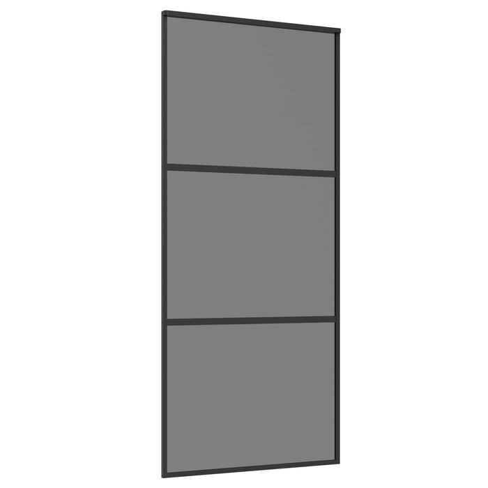 Ușă glisantă 90 x 205 cm Sticlă Temperată și Aluminiu WALTI