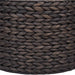 Guler pentru Pomul de Crăciun Rotund Negru Ø 45 x 22 cm - WALTI WALTI
