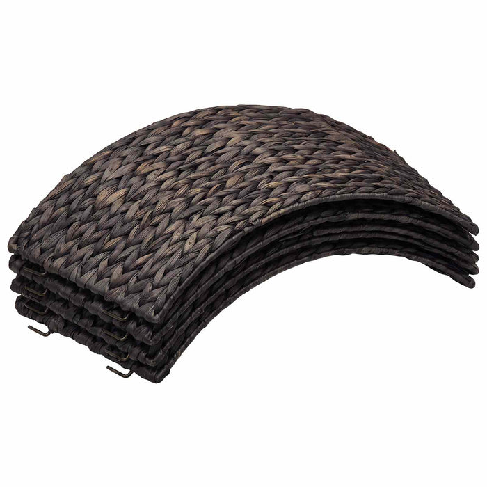 Guler pentru Pomul de Crăciun Rotund Negru Ø 45 x 22 cm - WALTI WALTI