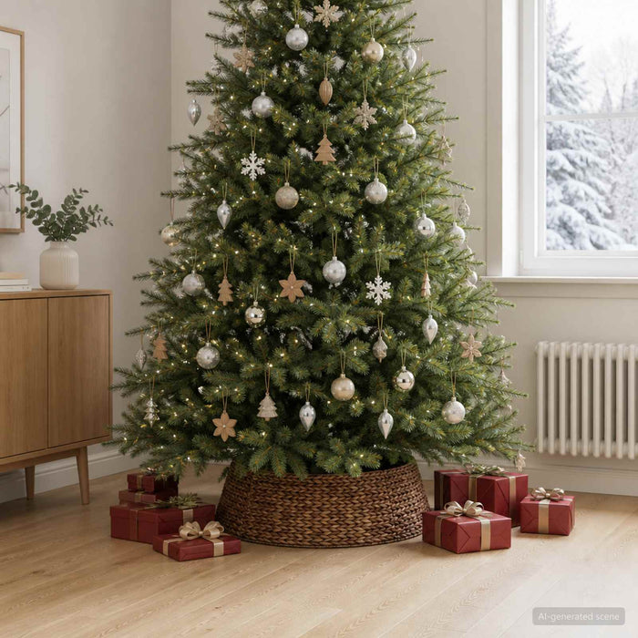 Guler pentru Pomul de Crăciun Rotund Maro Ø 105 x 28 cm - WALTI WALTI