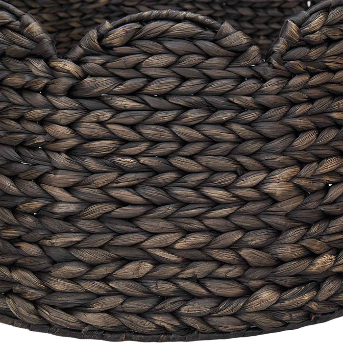 Guler pentru Pomul de Crăciun Rotund Negru Diam. 75 x 25 cm - WALTI WALTI