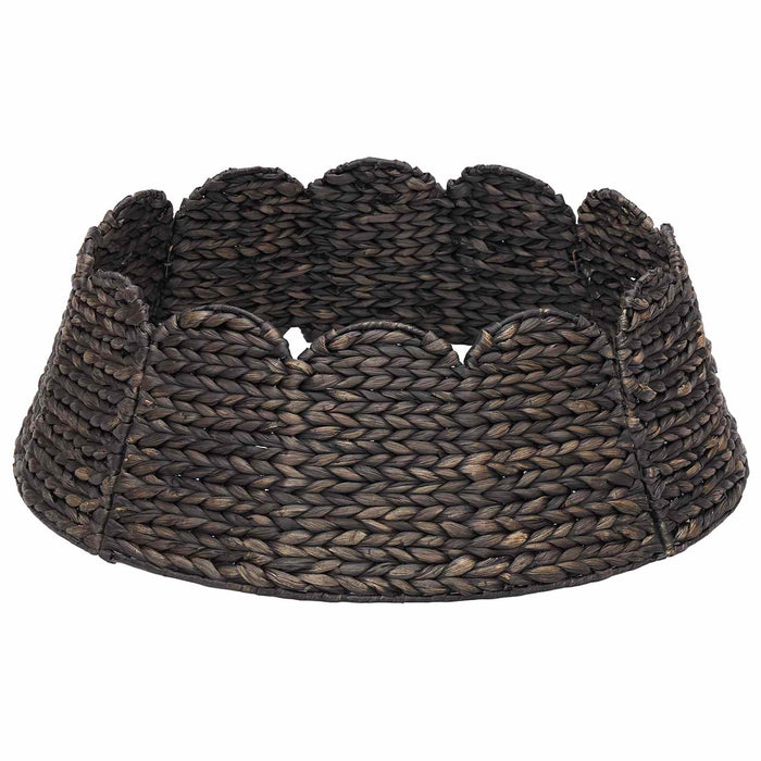 Guler pentru Pomul de Crăciun Rotund Negru Diam. 75 x 25 cm - WALTI WALTI