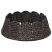 Guler pentru Pomul de Crăciun Rotund Negru Diam. 75 x 25 cm - WALTI WALTI