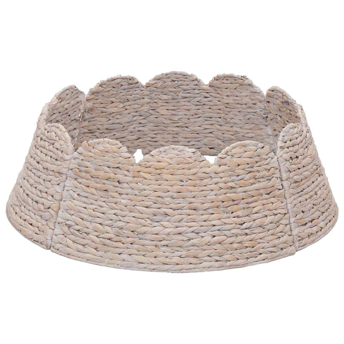 Guler pentru Pomul de Crăciun Rotund Alb Diam. 90 x 28 cm - WALTI WALTI