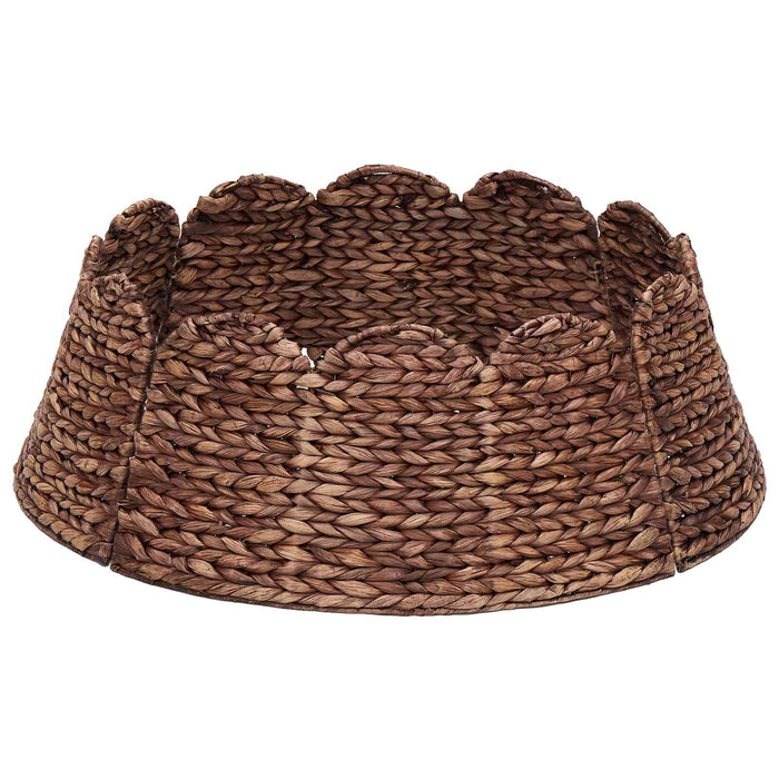 Guler pentru Pomul de Crăciun Rotund Maro Diam. 90 x 28 cm - WALTI WALTI