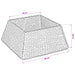 Guler pentru Pomul de Crăciun Pătrat Maro 60 x 60 x 28 cm - WALTI WALTI