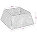 Guler pentru Pomul de Crăciun Pătrat Maro 70 x 70 x 28 cm - WALTI WALTI