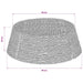 Guler pentru Pomul de Crăciun Rotund natural Ø 45 x 22 cm - WALTI WALTI