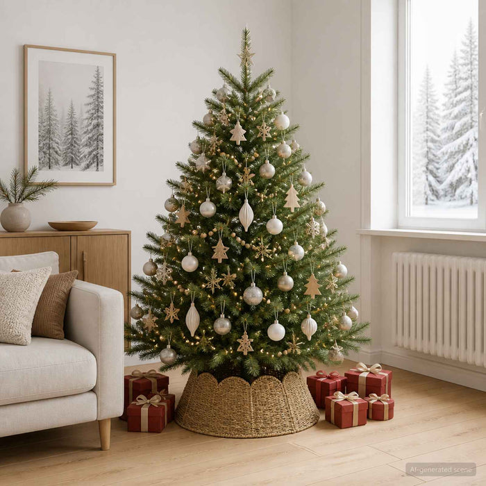 Guler pentru Pomul de Crăciun Rotund natural Ø 75 x 25 cm - WALTI WALTI