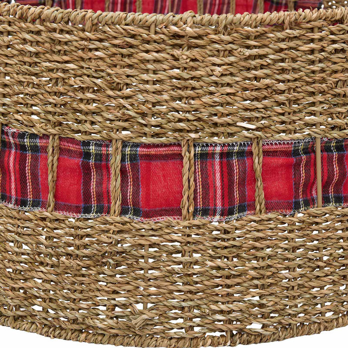 Guler pentru Pomul de Crăciun Rotund natural Diam. 90 x 28 cm - WALTI WALTI
