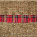 Guler pentru Pomul de Crăciun Pătrat natural 60 x 60 x 28 cm - WALTI WALTI