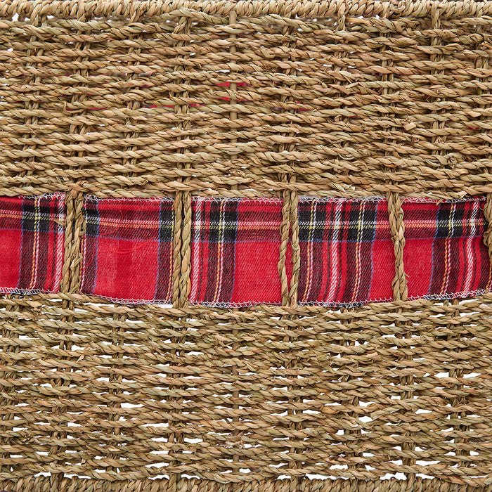 Guler pentru Pomul de Crăciun Pătrat natural 70 x 70 x 28 cm - WALTI WALTI