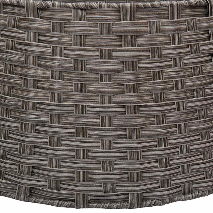 Guler pentru Pomul de Crăciun Rotund Gri Diam. 45 x 22 cm - WALTI WALTI