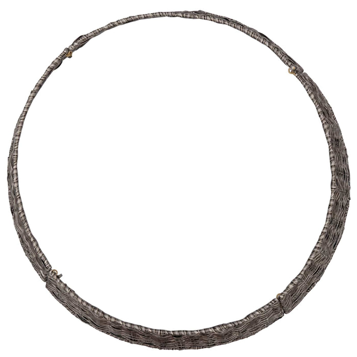 Guler pentru Pomul de Crăciun Rotund Gri Diam. 90 x 28 cm - WALTI WALTI