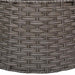 Guler pentru Pomul de Crăciun Rotund Gri Diam. 105 x 28 cm - WALTI WALTI