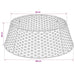Guler pentru Pomul de Crăciun Rotund Gri Diam. 105 x 28 cm - WALTI WALTI
