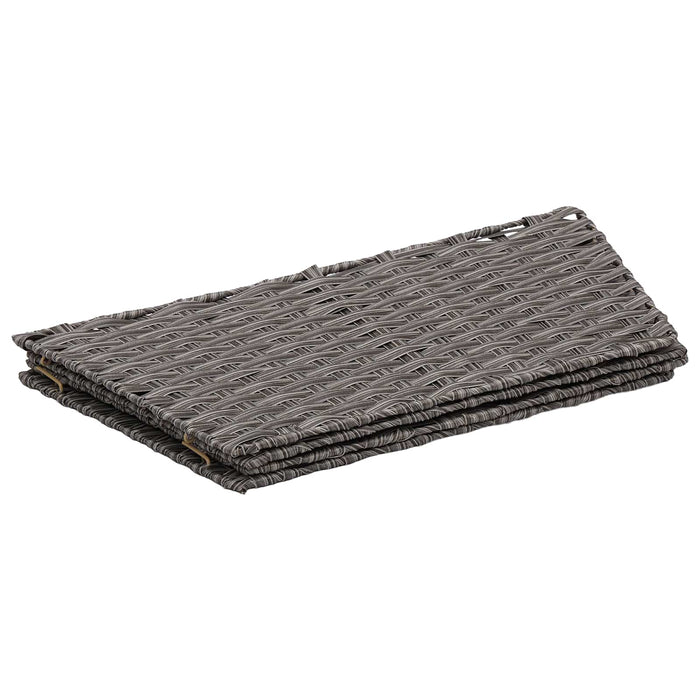 Guler pentru Pomul de Crăciun Pătrat Gri 60 x 60 x 28 cm - WALTI WALTI