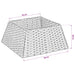 Guler pentru Pomul de Crăciun Pătrat Gri 60 x 60 x 28 cm - WALTI WALTI