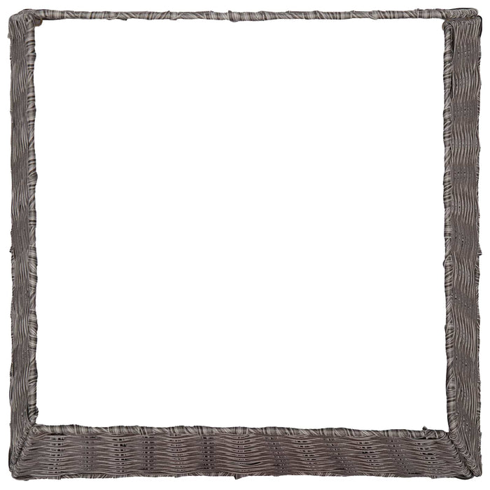 Guler pentru Pomul de Crăciun Pătrat Gri 60 x 60 x 28 cm - WALTI WALTI