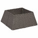 Guler pentru Pomul de Crăciun Pătrat Gri 70 x 70 x 28 cm - WALTI WALTI