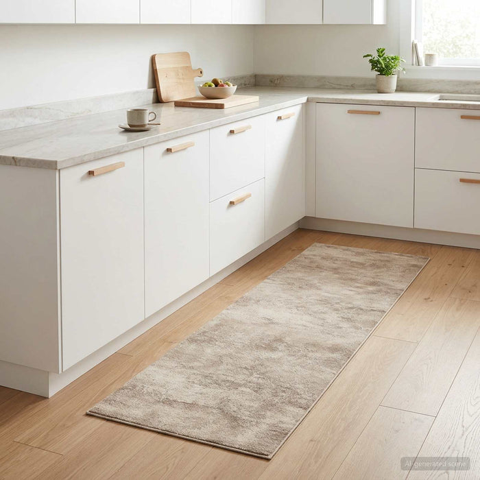 Covor de bucătărie Beton bej 150 x 45 cm 100% Poliamidă WALTI