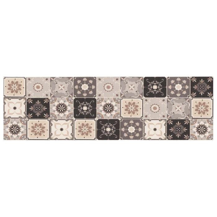 Covor de bucătărie Mozaic gri și bej 300 x 60 cm 100% Poliamidă WALTI