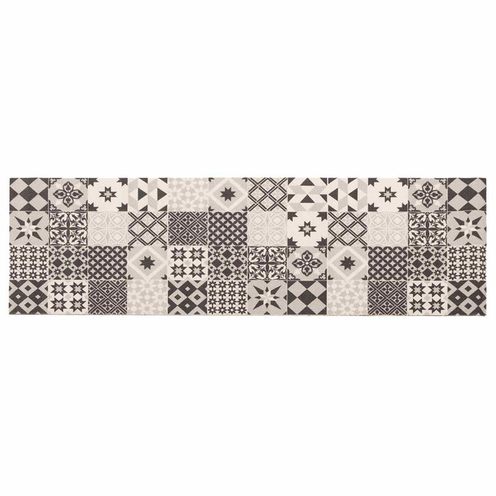 Covor de bucătărie Mozaic gri 180 x 60 cm 100% Poliamidă WALTI