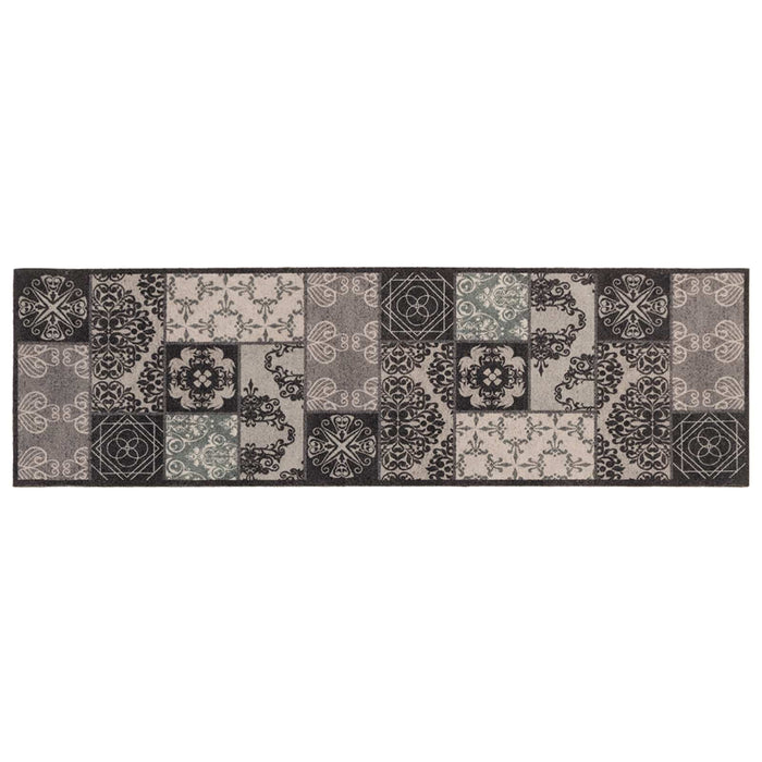 Covor de bucătărie mozaic negru 300 x 60 cm 100% Poliamidă WALTI