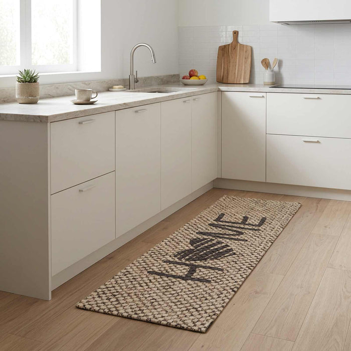 Covor de bucătărie Casă bej 150 x 45 cm 100% Poliamidă Spălabil - WALTI WALTI