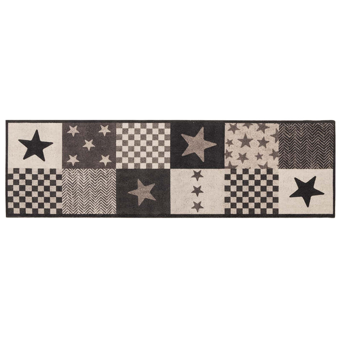 Covor de bucătărie stele gri 300 x 60 cm 100% Poliamidă WALTI