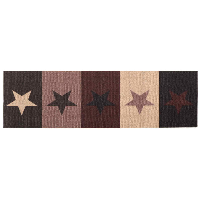 Covor de bucătărie stele roșii 180 x 60 cm 100% Poliamidă WALTI