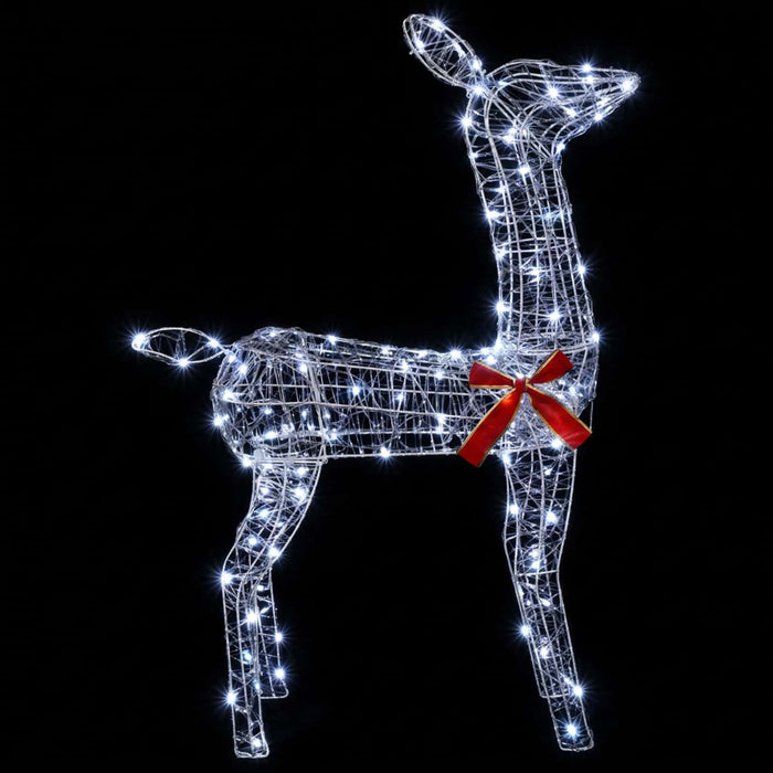 Cerb de Crăciun 3D LOVIISA 110 LED-uri Alb rece WALTI