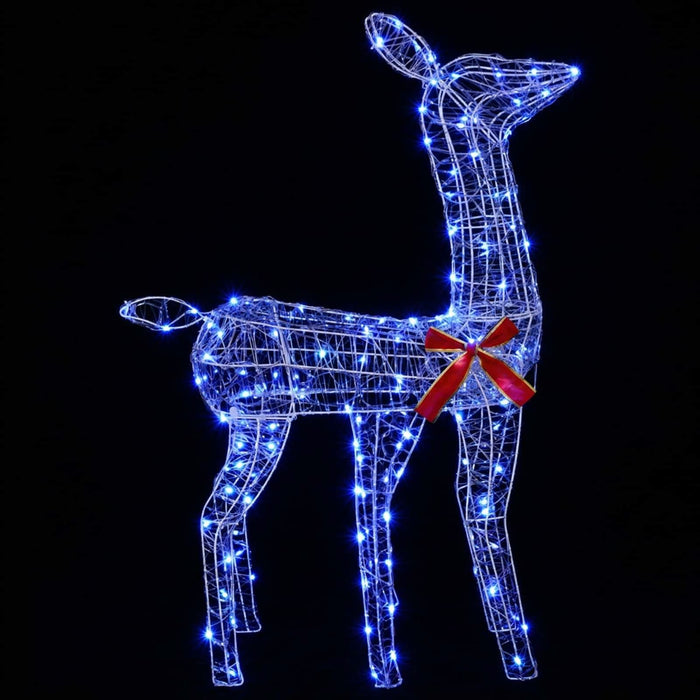 Cerb de Crăciun 3D LOVIISA 110 LED-uri Albastru - WALTI WALTI