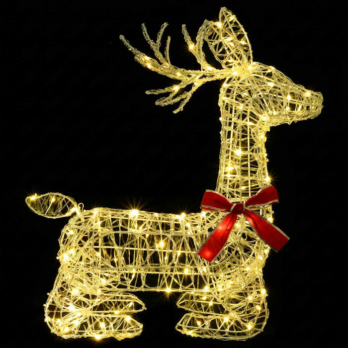 Cerb de Crăciun 3D LOVIISA 140 LED-uri Alb cald 55 x 22 x 63 cm - WALTI WALTI