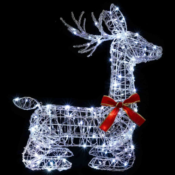 Cerb de Crăciun 3D LOVIISA 140 LED-uri Alb rece 55 x 22 x 63 cm - WALTI WALTI