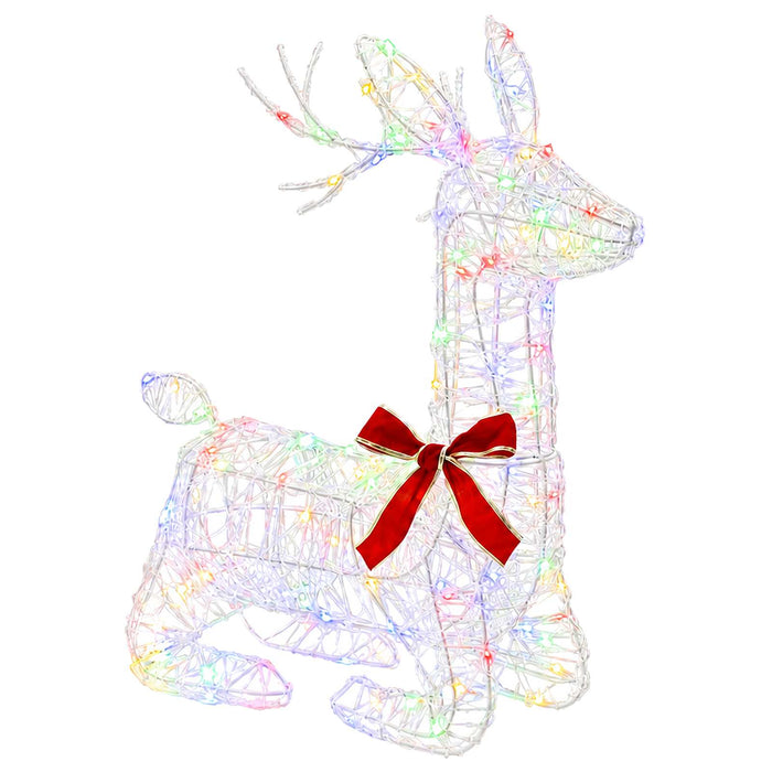 Cerb de Crăciun 3D LOVIISA 140 LED-uri Multicolor - WALTI WALTI