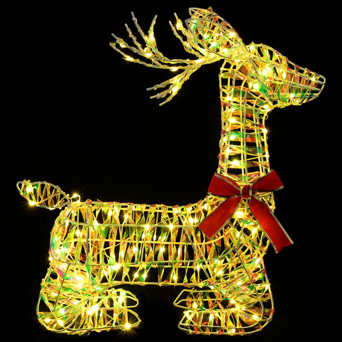 Cerb de Crăciun 3D LOVIISA 140 LED-uri Alb cald 55 x 22 x 63 cm - WALTI WALTI