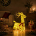Cerb de Crăciun 3D LOVIISA 140 LED-uri Alb cald 55 x 22 x 63 cm - WALTI WALTI