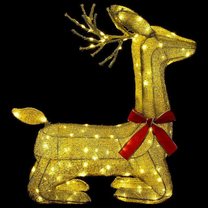 Cerb de Crăciun 3D LOVIISA 140 LED-uri Alb cald 55 x 22 x 63 cm - WALTI WALTI