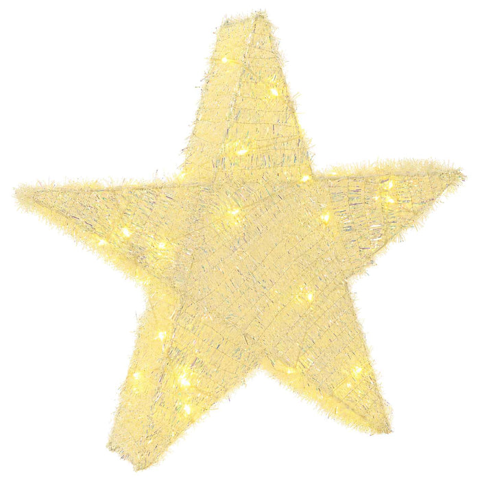 Stea de Crăciun 3D 50 LED-uri Alb cald 55 x 53,5 x 10 cm WALTI