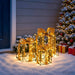 Cutie de cadou de Crăciun iluminată 3 buc. 150 LED-uri Alb cald - WALTI WALTI