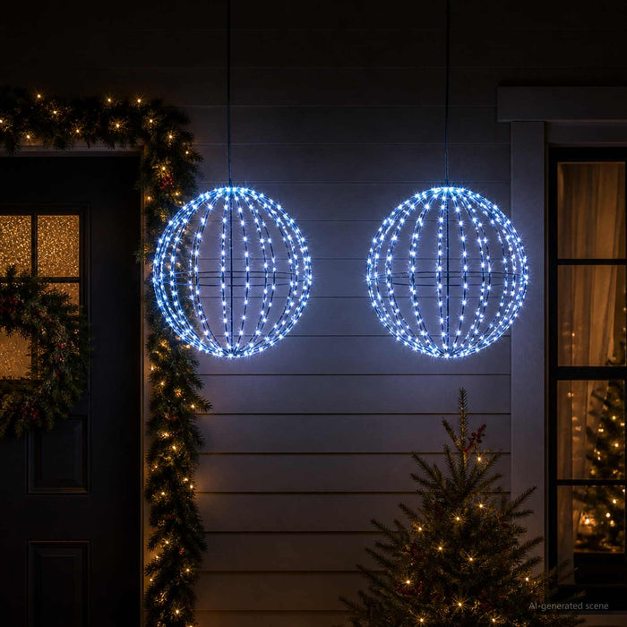 Lumină decorativă de Crăciun 2 buc. 192 LED-uri Albastru - WALTI WALTI