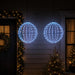 Lumină decorativă de Crăciun 2 buc. 192 LED-uri Albastru - WALTI WALTI