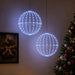 Lumină decorativă de Crăciun 2 buc. 192 LED-uri Albastru - WALTI WALTI