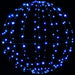 Lumină decorativă de Crăciun 2 buc. 192 LED-uri Albastru - WALTI WALTI