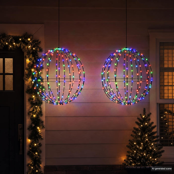 Lumină decorativă de Crăciun 2 buc. 384 LED-uri RGB - WALTI WALTI