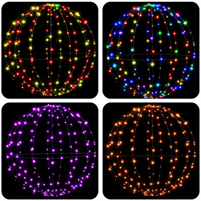 Lumină decorativă de Crăciun 2 buc. 384 LED-uri RGB - WALTI WALTI