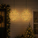 Lumină decorativă de Crăciun 2 buc. 384 LED-uri Alb cald - WALTI WALTI