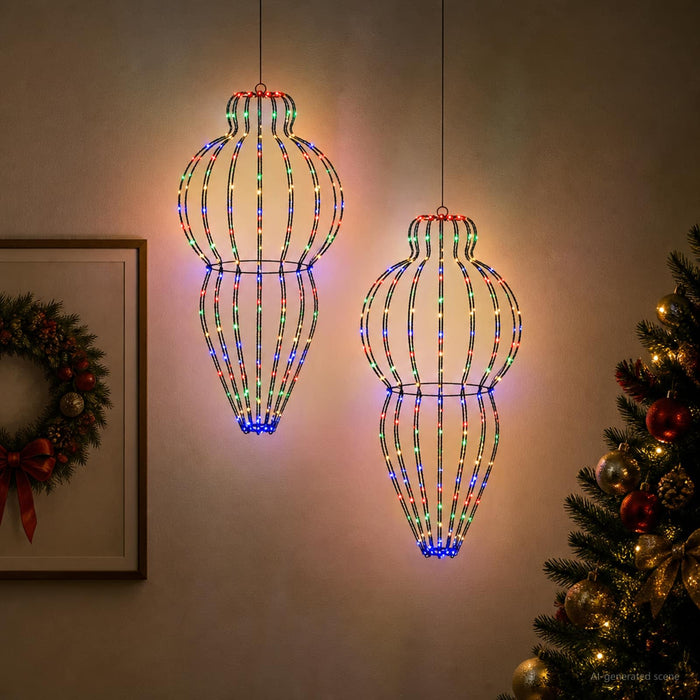 Lumină decorativă de Crăciun 2 buc. 640 LED-uri Multicolor - WALTI WALTI