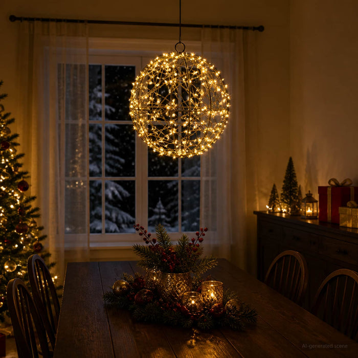 Lumină decorativă de Crăciun 200 LED-uri Alb cald - WALTI WALTI